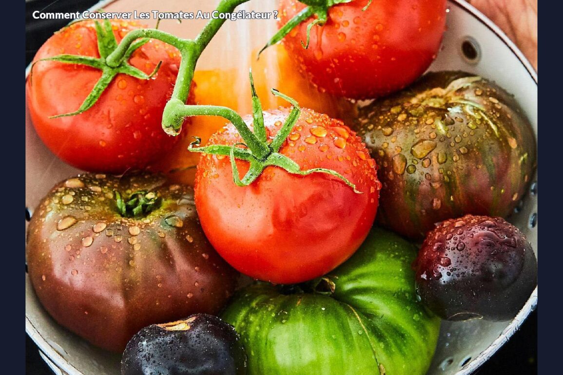 Comment conserver les tomates au congélateur ?