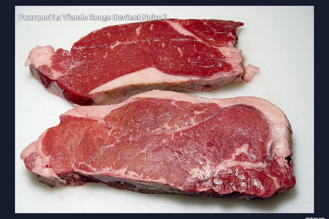 Pourquoi la viande rouge devient noire ?