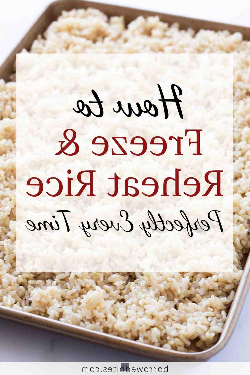 Comment décongeler du riz cuit avec succès et saveur ?
