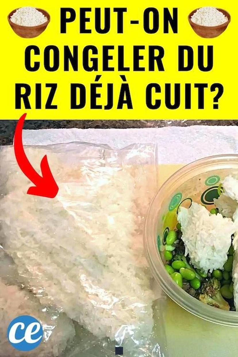 Peut on congeler du riz blanc cuit