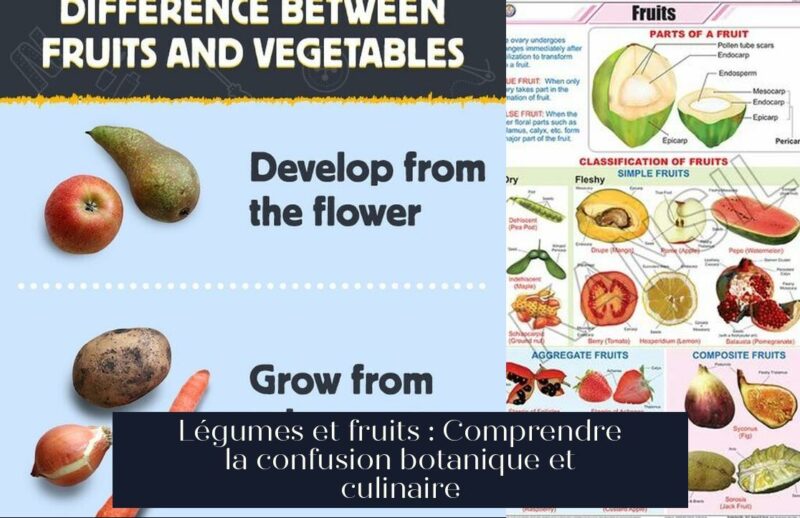 Légumes et fruits : Comprendre la confusion botanique et culinaire