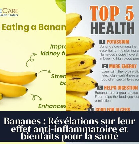 Bananes : Révélations sur leur effet anti-inflammatoire et bienfaits pour la santé