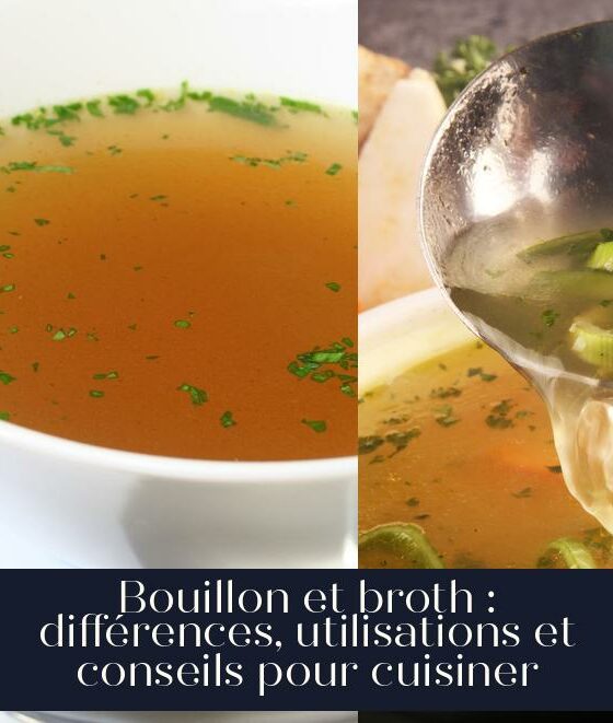 Bouillon et broth : différences, utilisations et conseils pour cuisiner