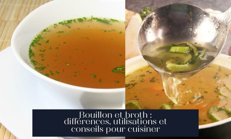 Bouillon et broth : différences, utilisations et conseils pour cuisiner