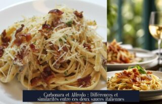 Carbonara et Alfredo : Différences et similarités entre ces deux sauces italiennes
