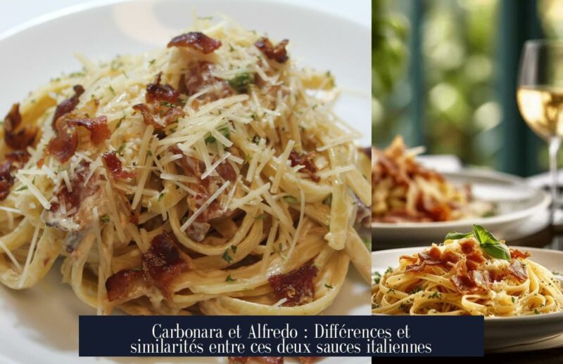 Carbonara et Alfredo : Différences et similarités entre ces deux sauces italiennes