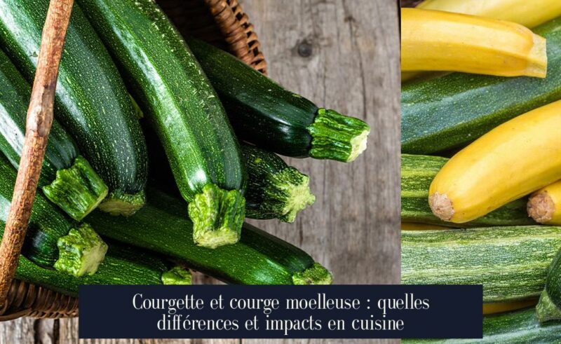 Courgette et courge moelleuse : quelles différences et impacts en cuisine