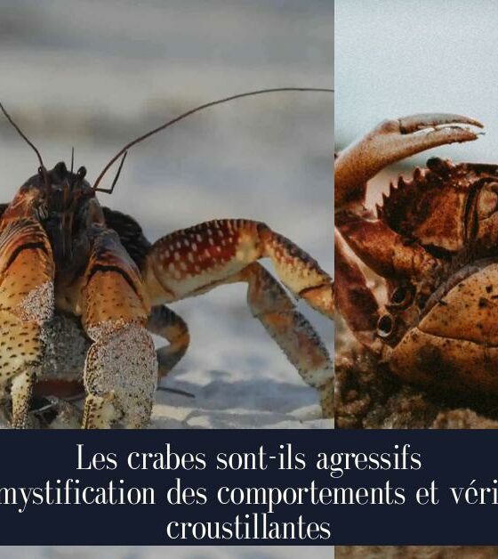 Les crabes sont-ils agressifs Démystification des comportements et vérités croustillantes