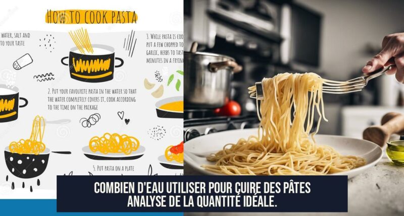 Combien d'eau utiliser pour cuire des pâtes Analyse de la quantité idéale.