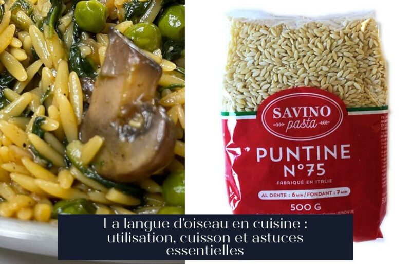La langue d'oiseau en cuisine : utilisation, cuisson et astuces essentielles