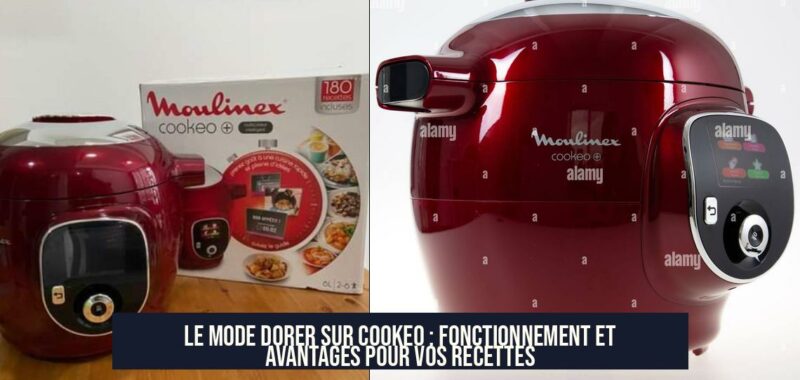 Le mode dorer sur Cookeo : fonctionnement et avantages pour vos recettes