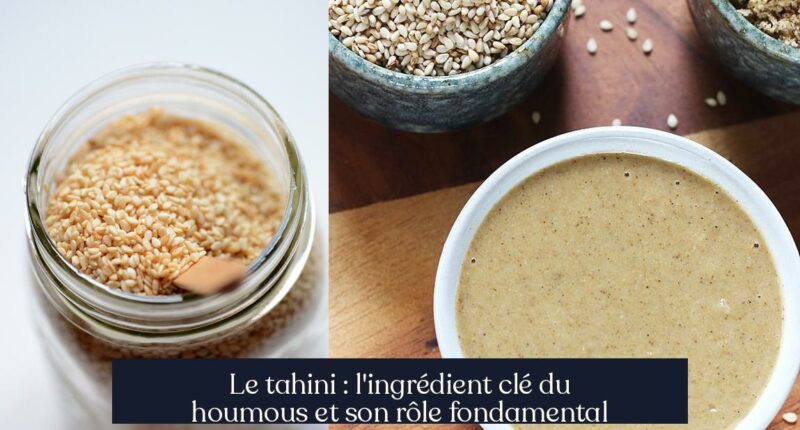 Le tahini : l'ingrédient clé du houmous et son rôle fondamental