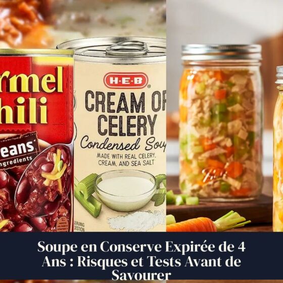 Soupe en Conserve Expirée de 4 Ans : Risques et Tests Avant de Savourer