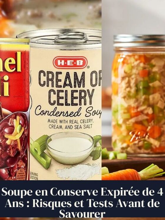 Soupe en Conserve Expirée de 4 Ans : Risques et Tests Avant de Savourer