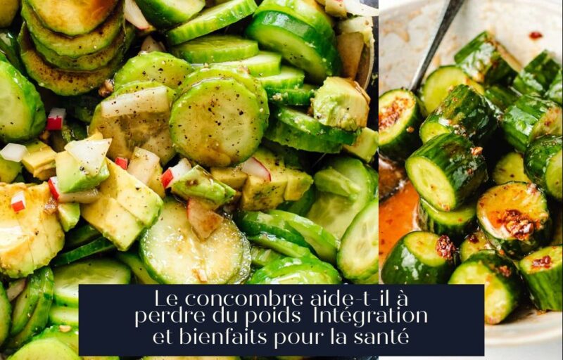 Le concombre aide-t-il à perdre du poids Intégration et bienfaits pour la santé