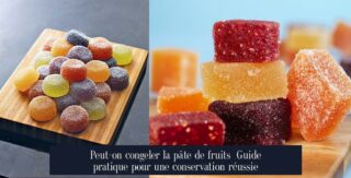 Peut-on congeler la pâte de fruits Guide pratique pour une conservation réussie