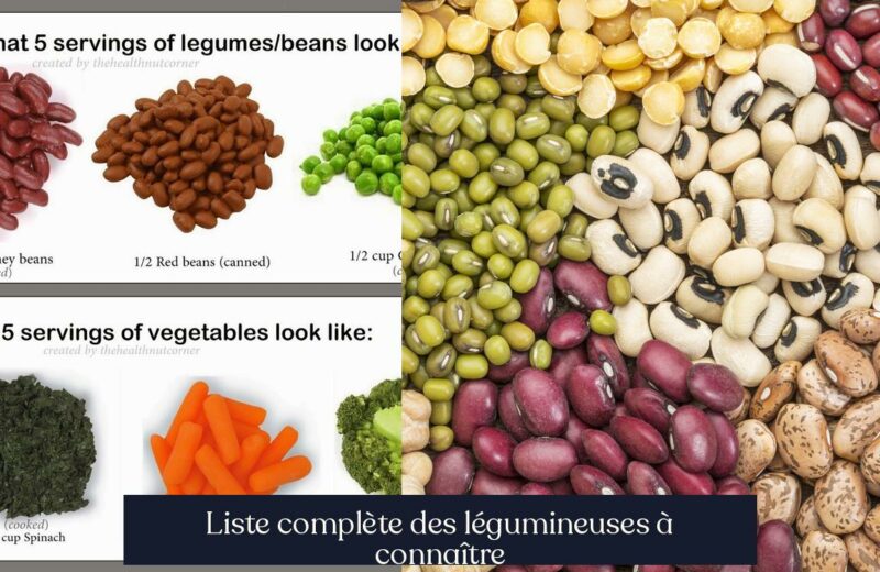 Liste complète des légumineuses à connaître