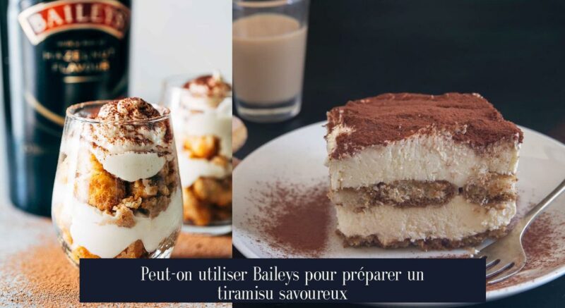Peut-on utiliser Baileys pour préparer un tiramisu savoureux