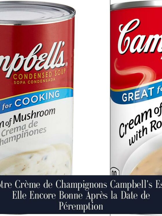 Votre Crème de Champignons Campbell's Est-Elle Encore Bonne Après la Date de Péremption