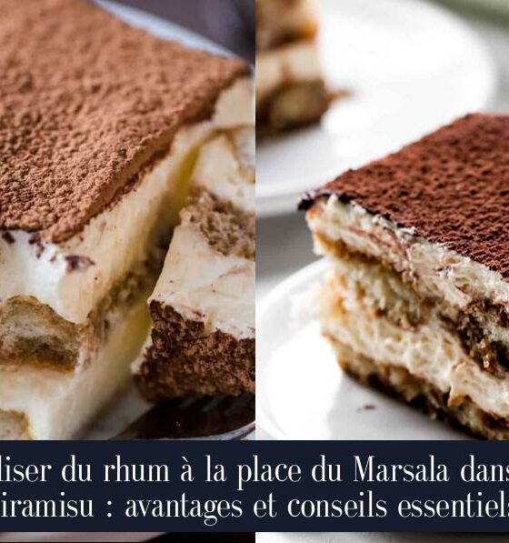 Utiliser du rhum à la place du Marsala dans le tiramisu : avantages et conseils essentiels