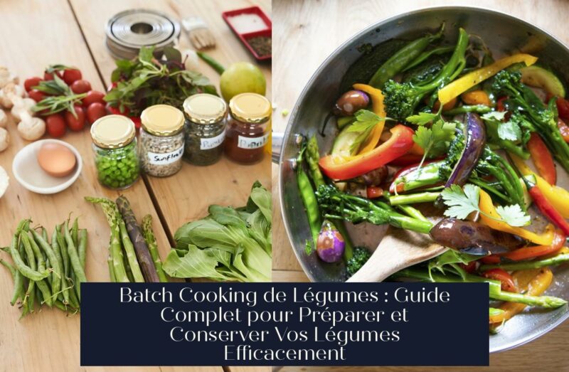 Batch Cooking de Légumes : Guide Complet pour Préparer et Conserver Vos Légumes Efficacement