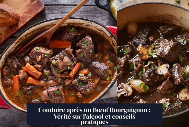 Conduire après un Bœuf Bourguignon : Vérité sur l'alcool et conseils pratiques