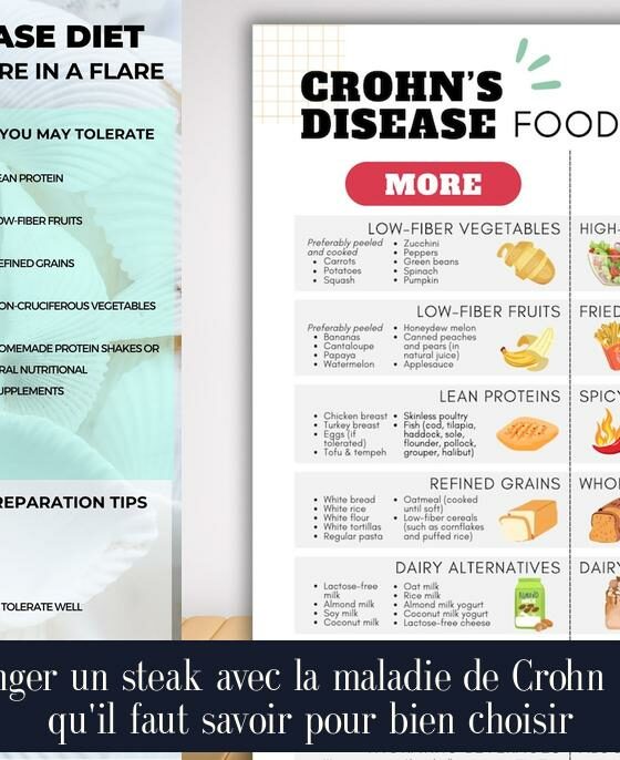 Manger un steak avec la maladie de Crohn : ce qu'il faut savoir pour bien choisir