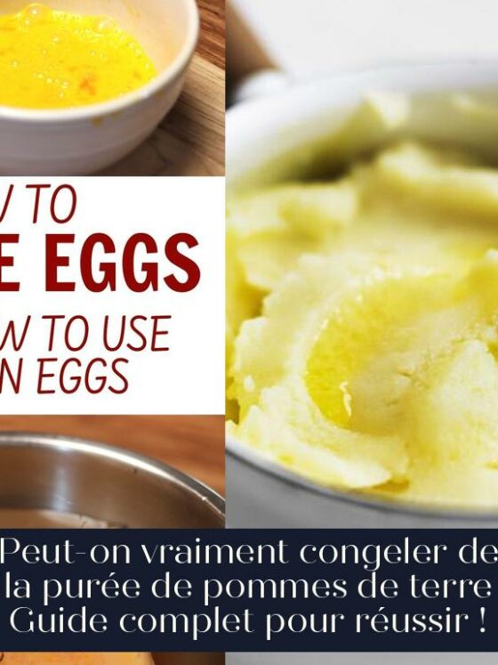 Peut-on vraiment congeler de la purée de pommes de terre Guide complet pour réussir !