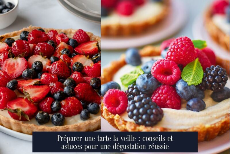 Préparer une tarte la veille : conseils et astuces pour une dégustation réussie
