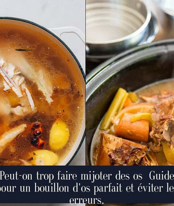 Peut-on trop faire mijoter des os Guide pour un bouillon d'os parfait et éviter les erreurs.