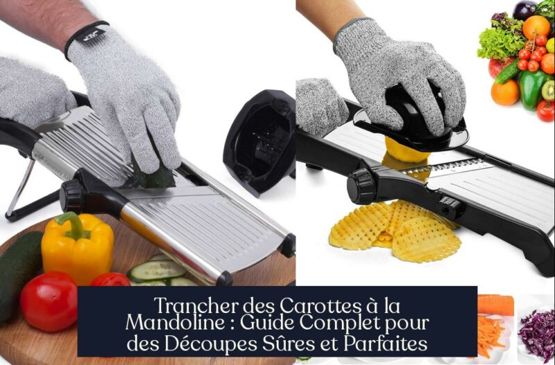 Trancher des Carottes à la Mandoline : Guide Complet pour des Découpes Sûres et Parfaites