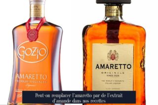 Peut-on remplacer l'amaretto par de l'extrait d'amande dans nos recettes