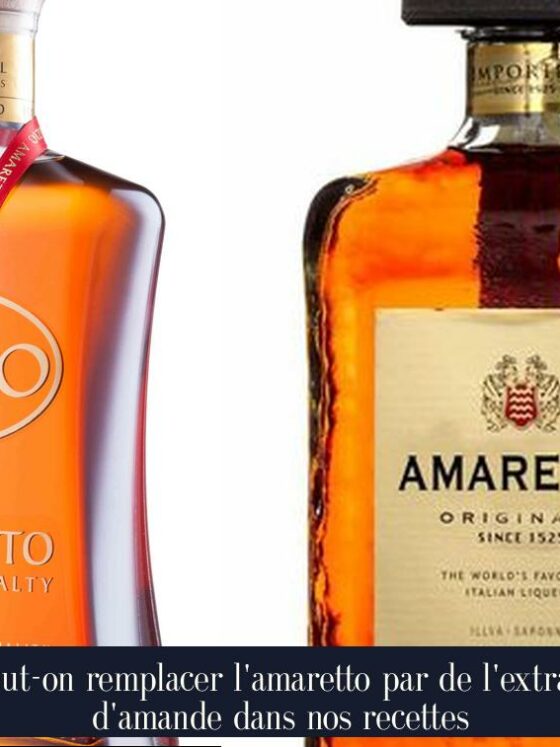 Peut-on remplacer l'amaretto par de l'extrait d'amande dans nos recettes