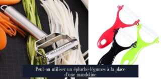 Peut-on utiliser un épluche-légumes à la place d'une mandoline
