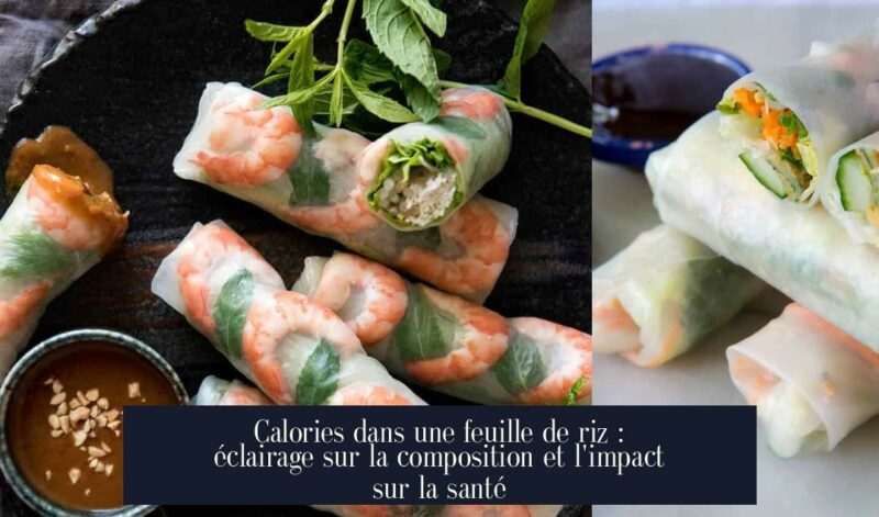 Calories dans une feuille de riz : éclairage sur la composition et l'impact sur la santé