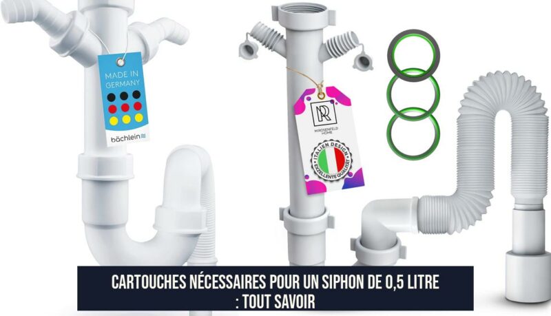 Cartouches nécessaires pour un siphon de 0,5 litre : tout savoir