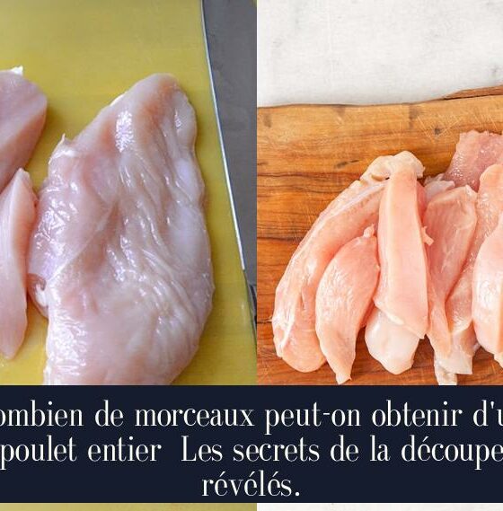Combien de morceaux peut-on obtenir d'un poulet entier Les secrets de la découpe révélés.