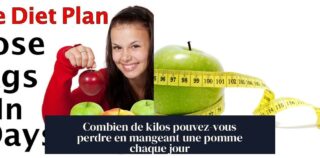 Combien de kilos pouvez-vous perdre en mangeant une pomme chaque jour