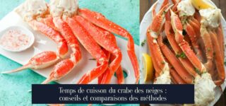 Temps de cuisson du crabe des neiges : conseils et comparaisons des méthodes