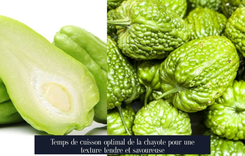 Temps de cuisson optimal de la chayote pour une texture tendre et savoureuse