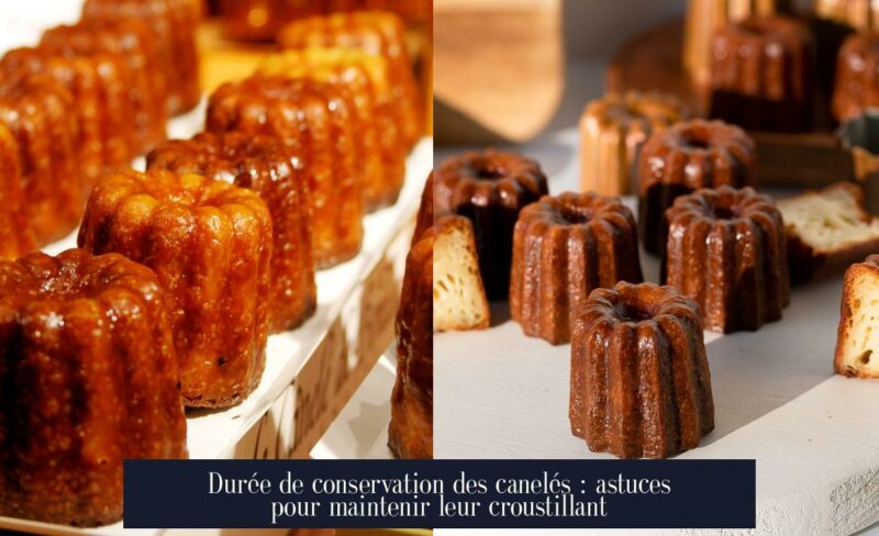Durée de conservation des canelés : astuces pour maintenir leur croustillant