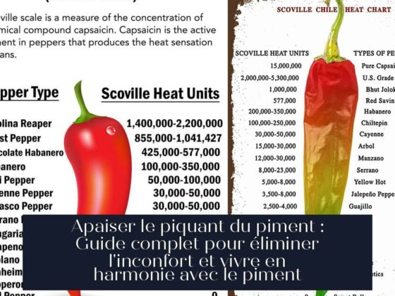 Apaiser le piquant du piment : Guide complet pour éliminer l'inconfort et vivre en harmonie avec le piment