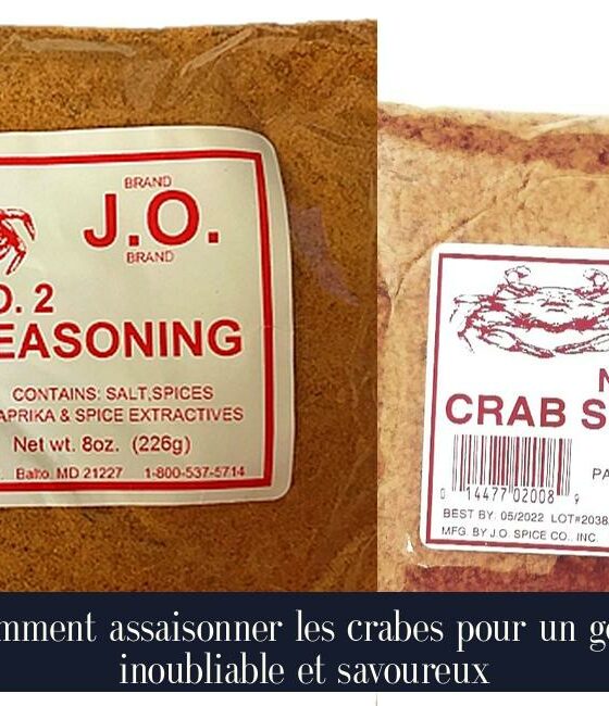 Comment assaisonner les crabes pour un goût inoubliable et savoureux