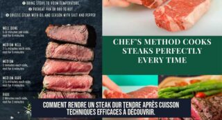 Comment rendre un steak dur tendre après cuisson Techniques efficaces à découvrir.