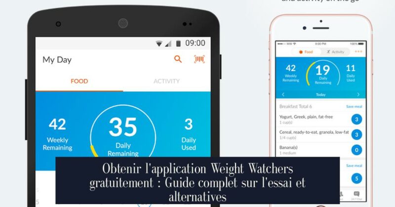 Obtenir l'application Weight Watchers gratuitement : Guide complet sur l'essai et alternatives