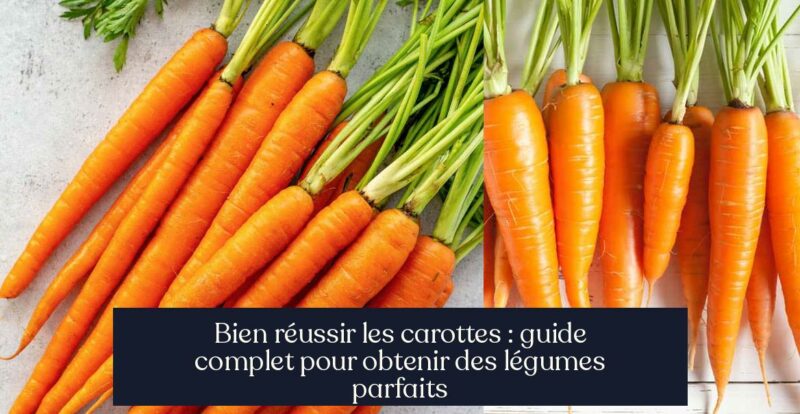 Bien réussir les carottes : guide complet pour obtenir des légumes parfaits