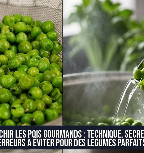 Blanchir les pois gourmands : technique, secrets et erreurs à éviter pour des légumes parfaits