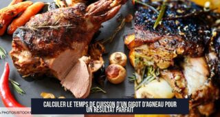 Calculer le temps de cuisson d'un gigot d'agneau pour un résultat parfait