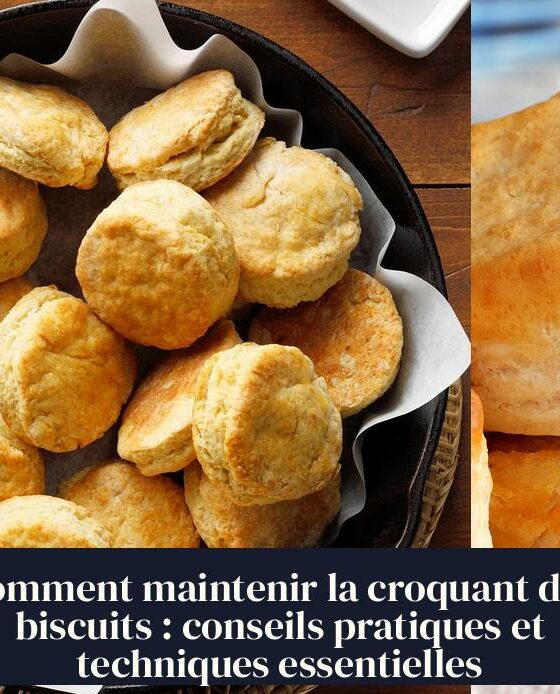 Comment maintenir la croquant des biscuits : conseils pratiques et techniques essentielles