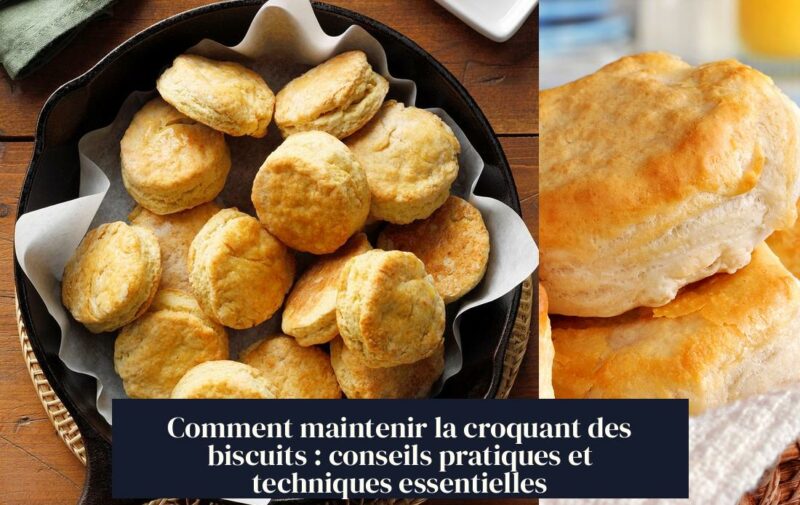 Comment maintenir la croquant des biscuits : conseils pratiques et techniques essentielles